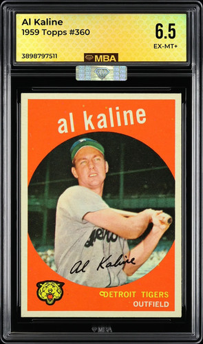 1959 topps kaline 360 - kaline, #360