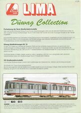 catalogo LIMA 1998 Düwag Collection Straßenbahnmodelle HO & N             D  aa
