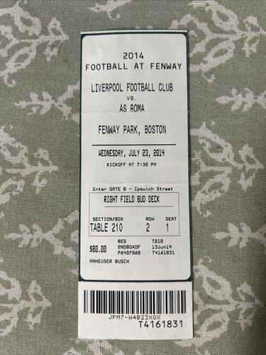 Biglietto liverpool football - liverpool,