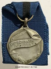CAMPAGNE D’AFRICA XIIa BRIGATA INDIGENI MEDAGLIA ARGENTO TRUPPE COLONIALI