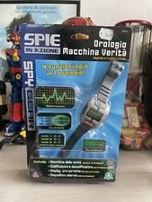 Spy Gear Watch Orologio 4 Funzioni Macchina verità, Codificatore, Allarme New