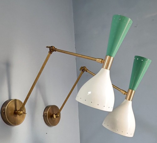 Coppia applique parete 1950 - coppia,