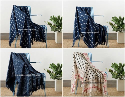 Coperta cotone mano - cotone, con