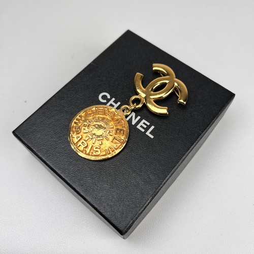 Spilla chanel coco mark oro - chanel,