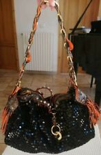 Borsa donna BLUGIRL BLUMARINE in paillettes scure