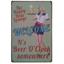 Targa pinup beer birra happy