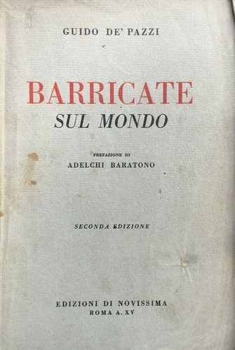 Guide pazzi barricate sul - de', pazzi,