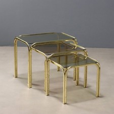 Tavolini a Nido Vintage Ottone