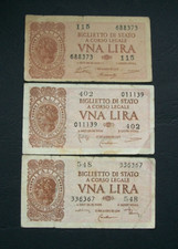 1 lira  ITALIA LAUREATA 
