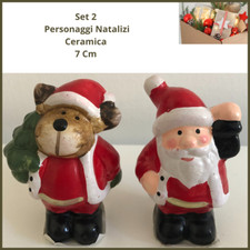 Set 2 personaggi babbo natale