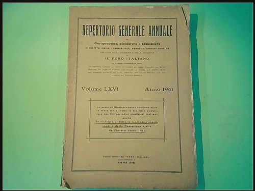Repertorio generale annuale - repertorio,