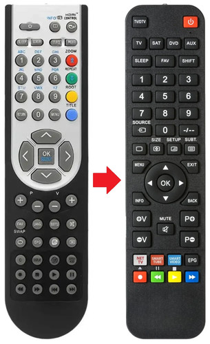 Telecomando adatto per - , akios