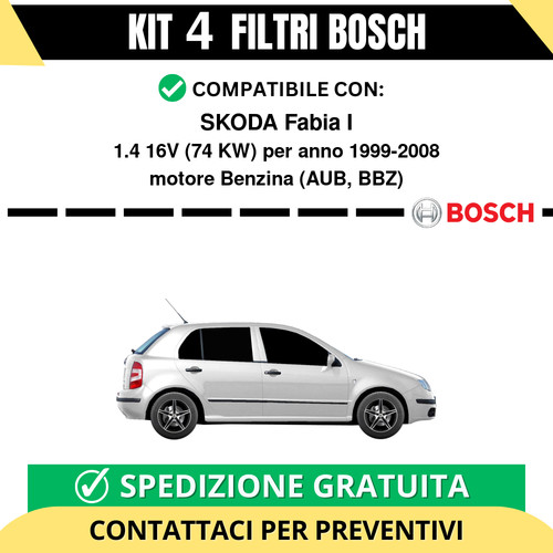 Kit bosch filtri - filtri, tagliando