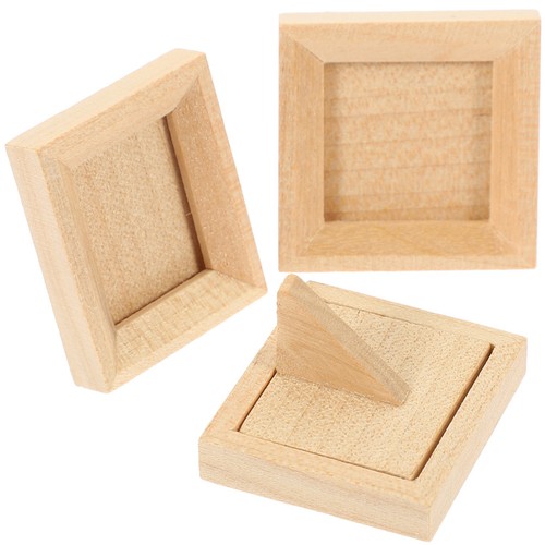 Pcs cornici legno - 3, grezzo