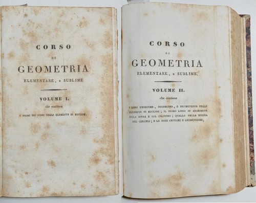 Libri antichi gli elementi - antichi,