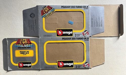 Burago boite vide pliée cod - vide,