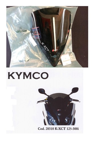 Cupolino fumè scuro kymco - cupolino,
