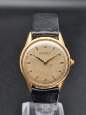 Movado 18k Gold Vintage Watch Fab. Suisse