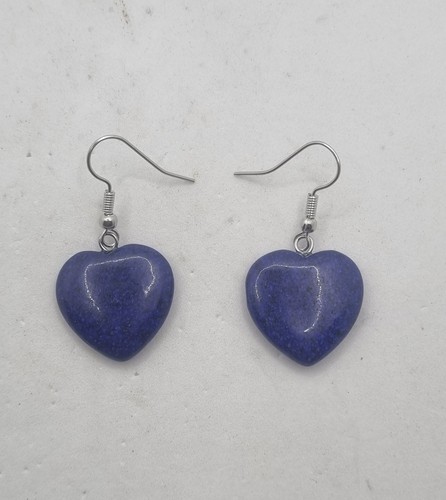 Orecchini pendenti con cuore - orecchini,