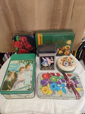 LOTTO DI SEI SCATOLE DI LATTA VINTAGE   "PANE DEGLI ANGELI" Perugina Sperlari