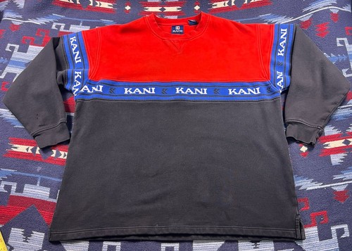 Karl kani felpa girocollo uomo - kani,