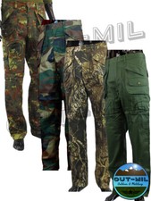 Pantalone da Caccia Bosco Lavoro foderato dalla 46 alla 64 Verde, Mimetico