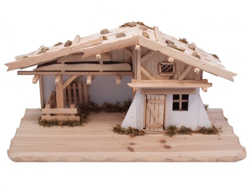 Capanna presepe stile baita - presepe,,