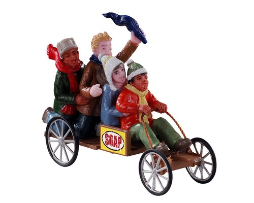Lemax 12031 cart - -, racers