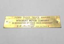 VINTAGE 1964 FORD GOLD TRACK