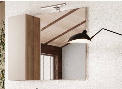 Specchio bagno con cassetto