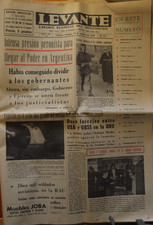 2 Quotidiani Spagnoli Jornada diario de la tarde 17 ottobre 1970 e Levante 1970 