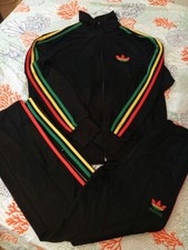 Tuta Da Ginnastica Adidas Jamaica ?? Adidas Jacket tracksuit Adidas Rasta M 