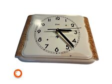 Orologio da parete Garant anni '20 orologio da cucina porcellana con nuovo passaggio Schleichwerk Germany