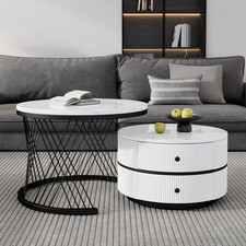 Elegante Set Di 2 Tavolini a