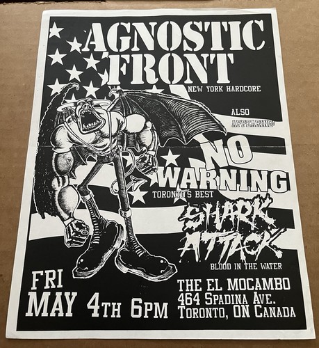 Raro volantino agnostic front - raro,