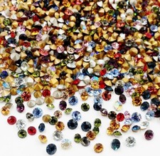 50 cristalli Swarovski vintage 5 mm. A 6 mm. Strass - Riparazione Gioielli J55