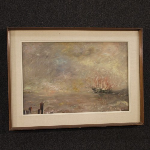 Dipinto firmato quadro marina