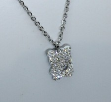 Collana acciaio con - in, orsetto
