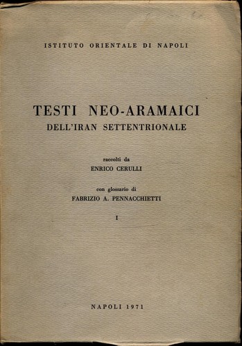 Testi neo aramaici 1 - neo-aramaici,,