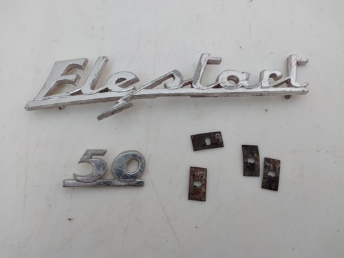 Scritta elestart vespa 50 - scritta,