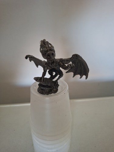 Statuina drago metallo - in,