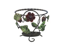 Portavaso portafiori con fiori