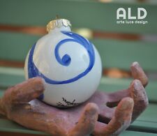 Palla albero di natale ceramica di Caltagirone sfera decorazione natalizia