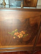 LETTO IN FERRO BATTUTO MARCA 900 RESTAURATO E MATERASSO VINTAGE RETRò COLLEZIONE