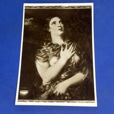 FIRENZE GALLERIA PITTI MADDALENA CARLO DOLCI Cartolina Bianco e Nero