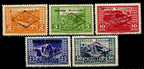 Albania 1924 158 162 - albania, 1924.