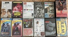 LOTTO DI 12 VHS VIDEO CASETTE MUSICALI USATE FUORI CATALOGO !