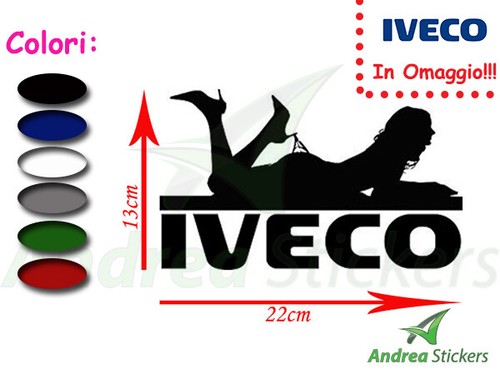 Iveco lady adesivo vinile - lady, in