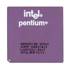 INTEL PENTIUM 100MHZ SX963 SOCKET 7 A80502-100