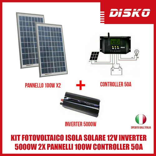Kit fotovoltaico isola solare - isola,